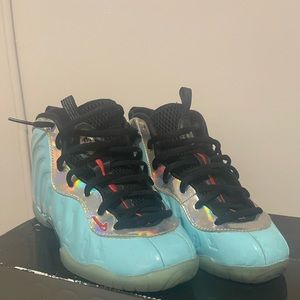 NIKE Little Posite One GS Mix 97 Teal Blue Foamposite DH6490-400 2.5Y Youth